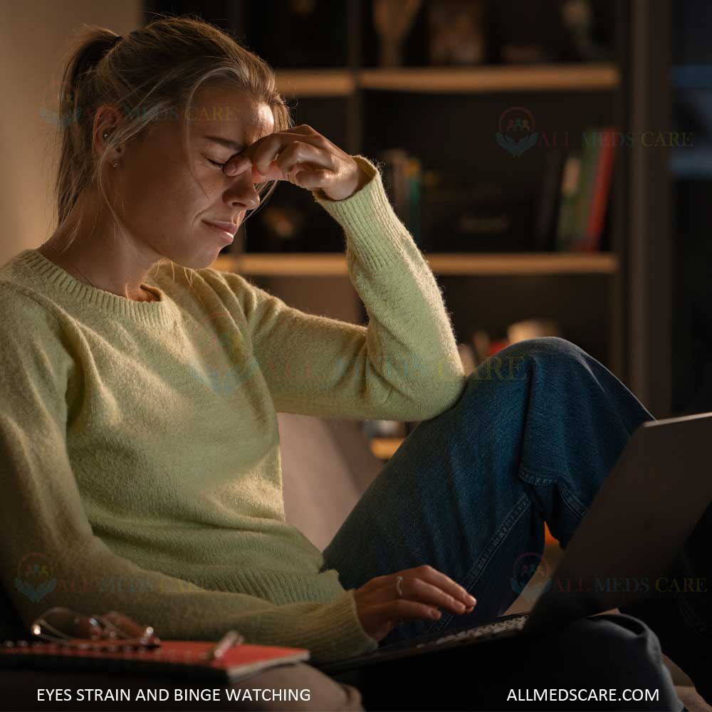 Why Your Eyes Tear Up While Binge-Watching? - Allmedscare.com